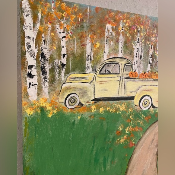 Original Rustic Fall Painting - Picture 13 of 13